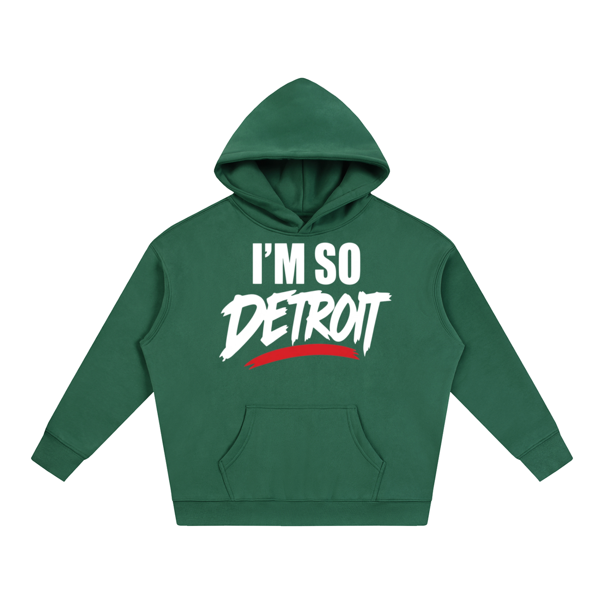 I’m So Detroit Hoodie ( WHTxRED )