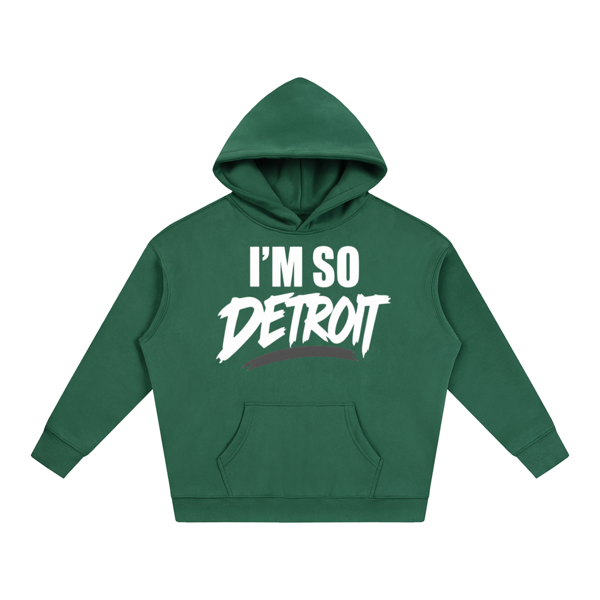 I’m So Detroit Hoodie ( WHTxGRY )