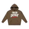 I’m So Detroit Hoodie ( WHTxRED )