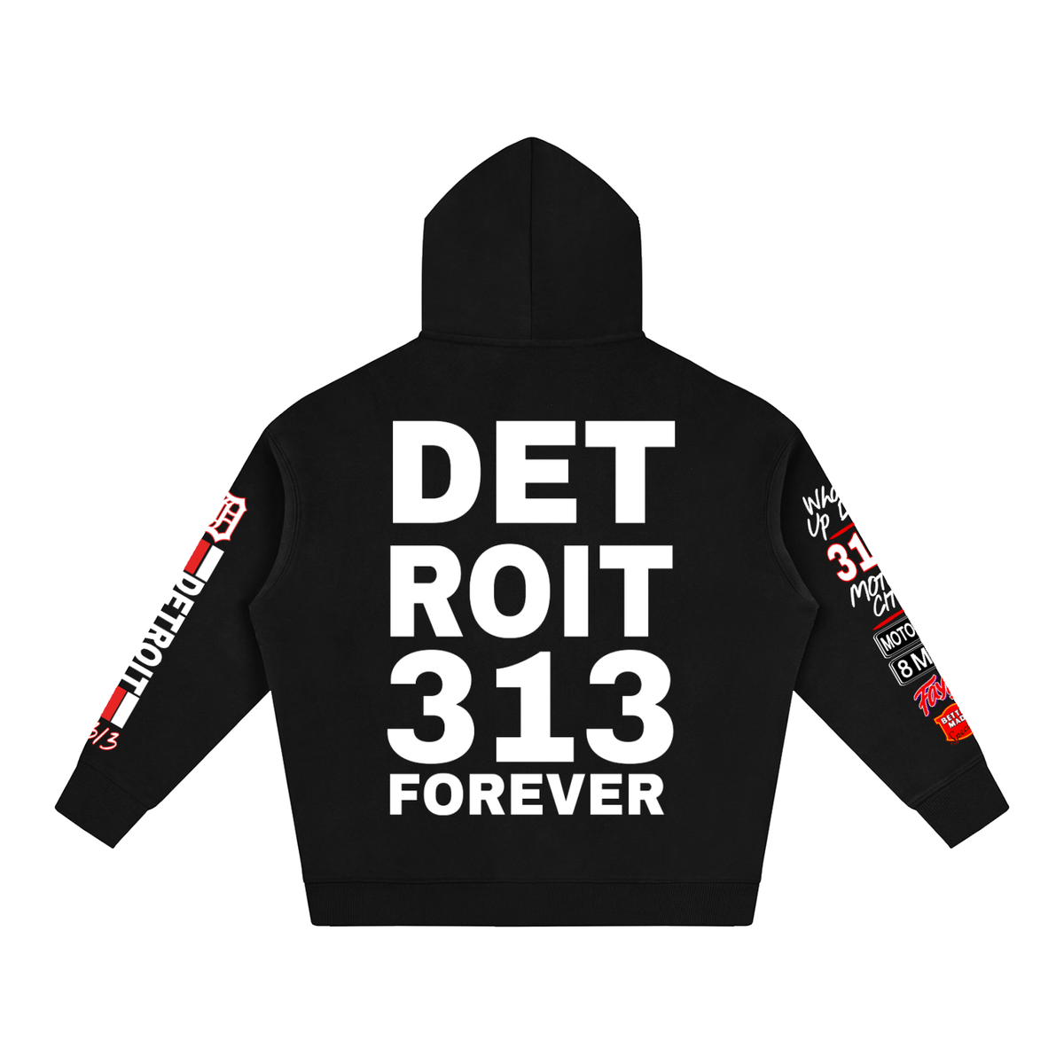 Detroit,Hoodie,313