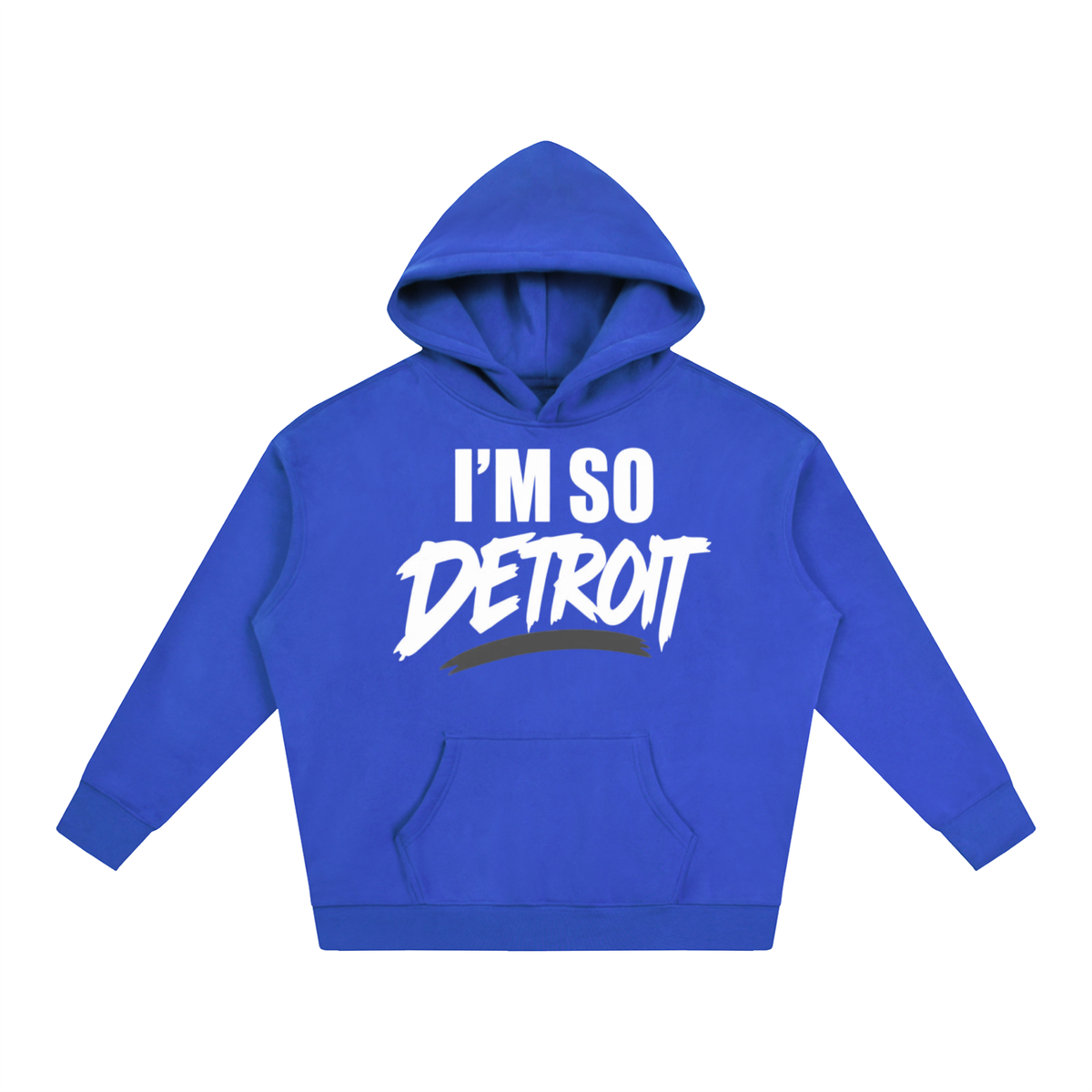 I’m So Detroit Hoodie ( WHTxGRY )