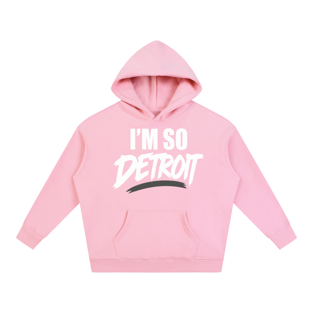I’m So Detroit Hoodie ( WHTxGRY )