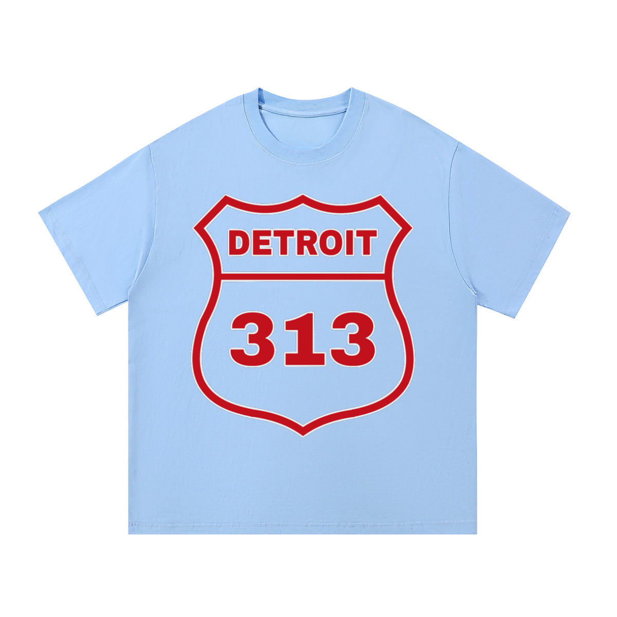 313 Detroit Shield Red