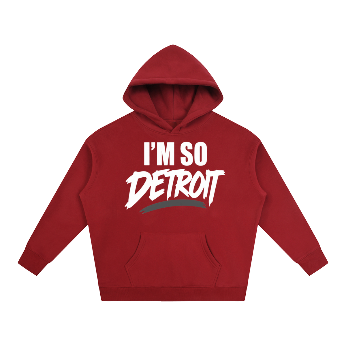 I’m So Detroit Hoodie ( WHTxGRY )