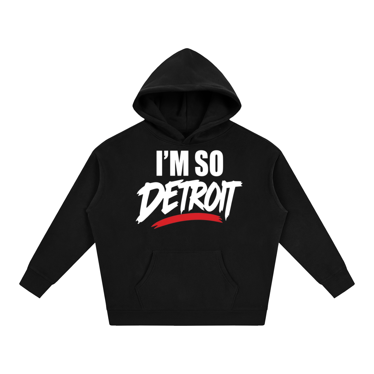 I’m So Detroit Hoodie ( WHTxRED )