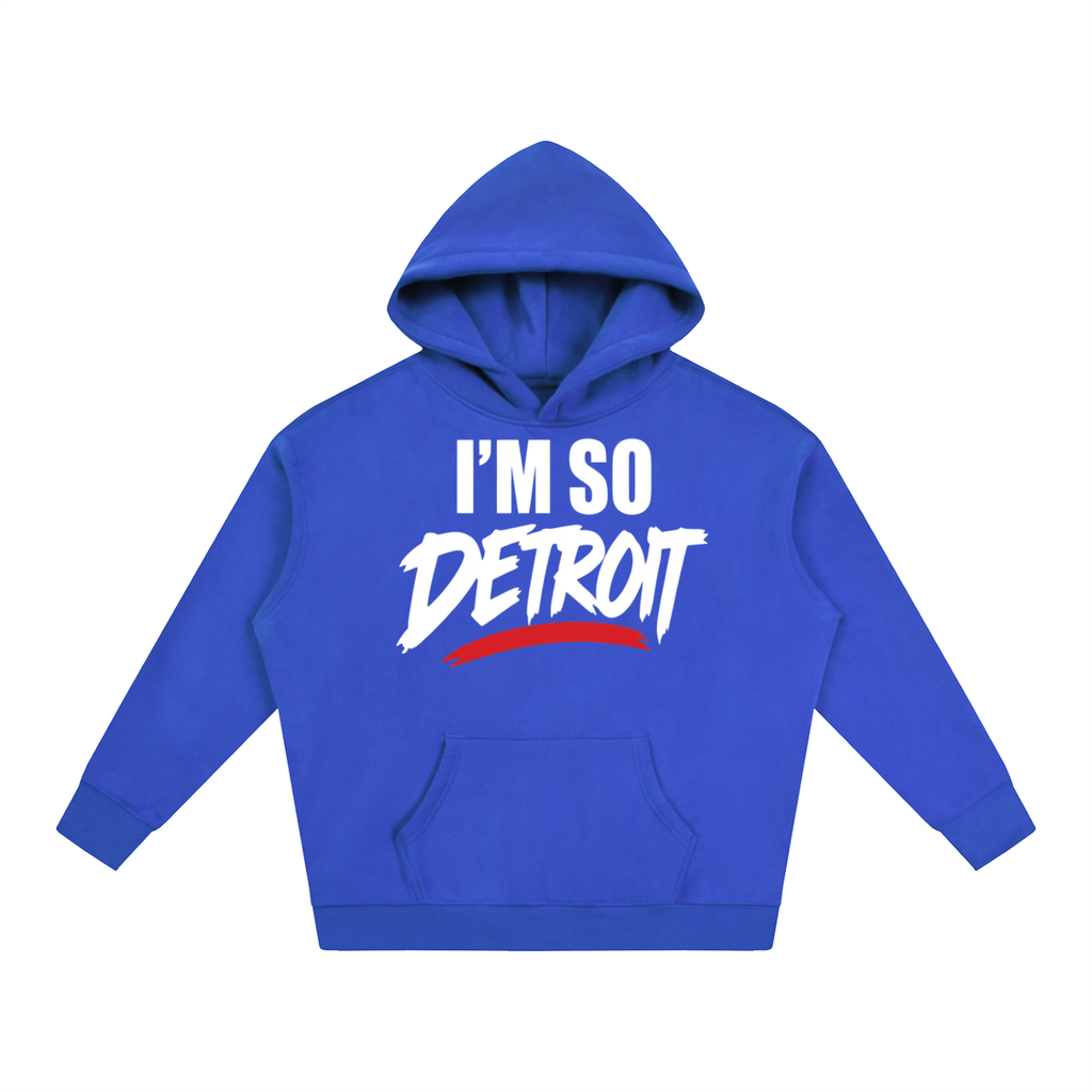I’m So Detroit Hoodie ( WHTxRED )
