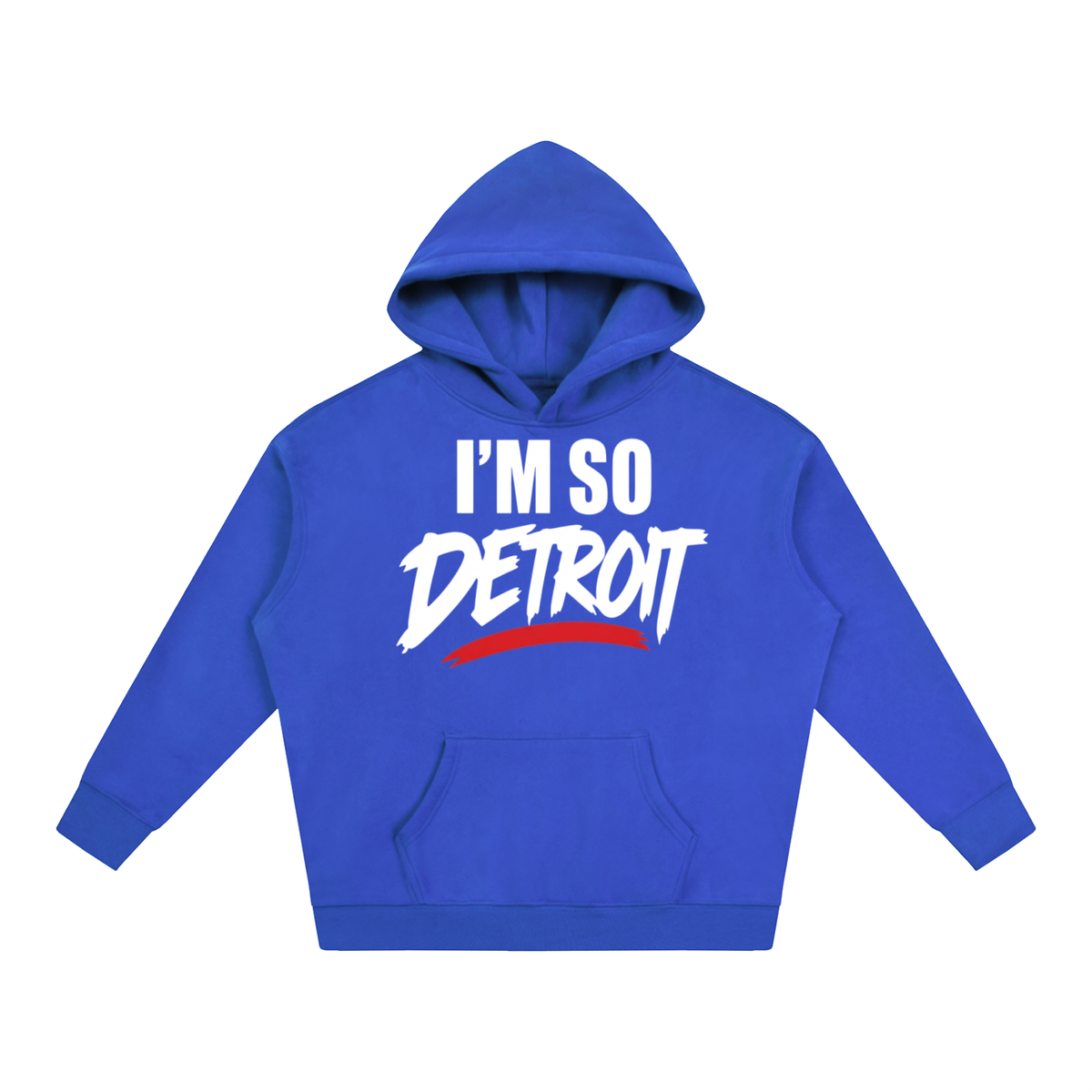 I’m So Detroit Hoodie ( WHTxRED )