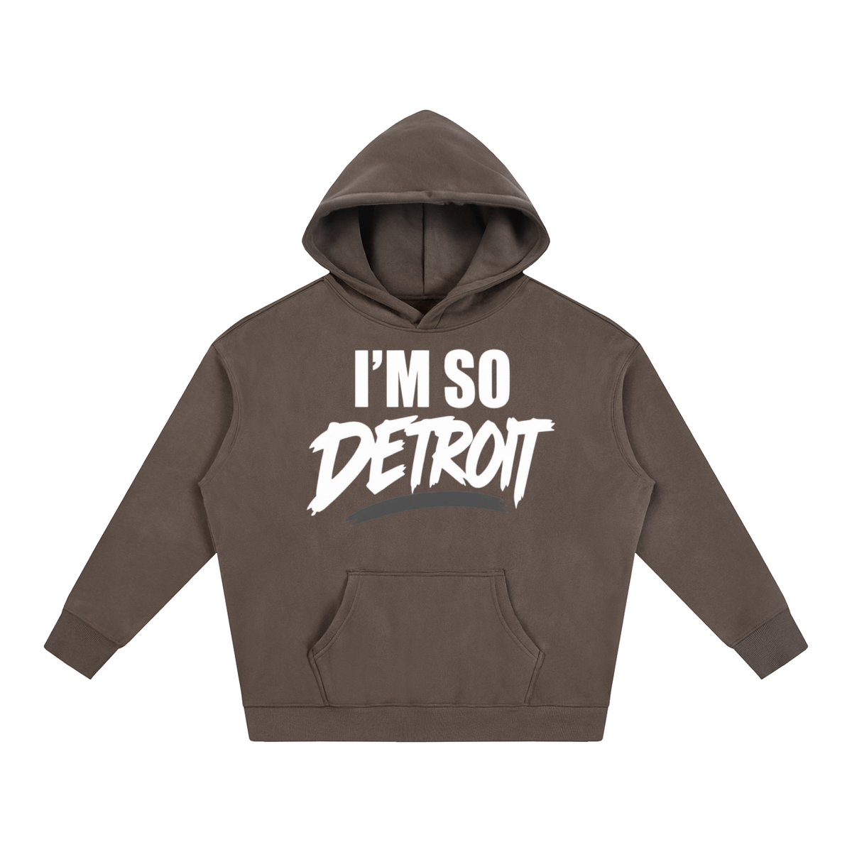 I’m So Detroit Hoodie ( WHTxGRY )
