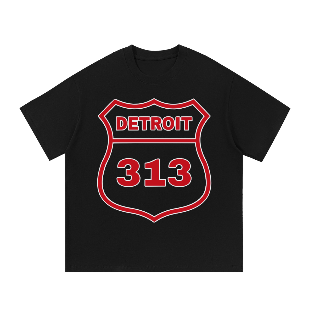 313 Detroit Shield Red